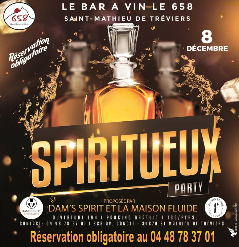 SOIRÉE DÉGUSTATION SPIRITUEUX