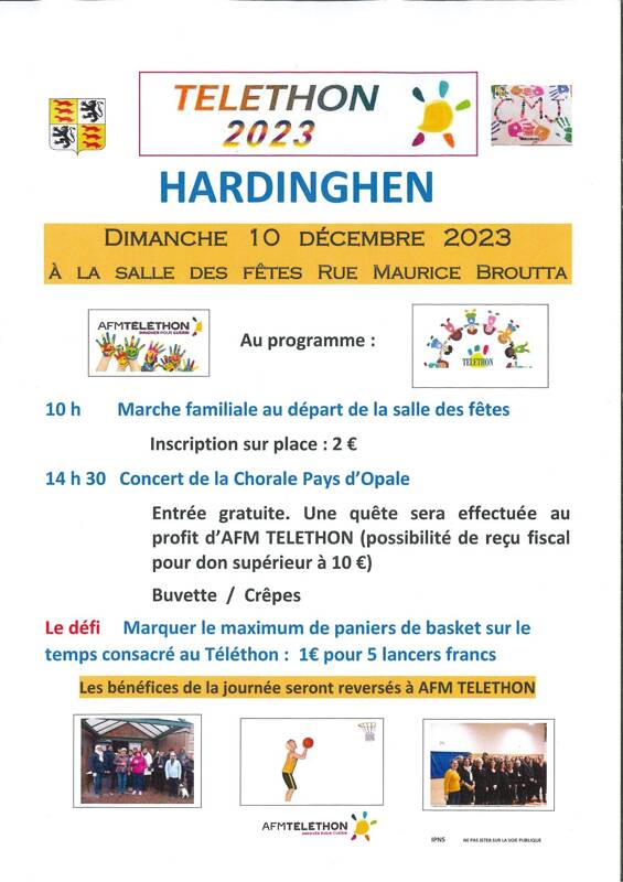 CONCERT POUR LE TELETHON 2023 A HARDINGHEN