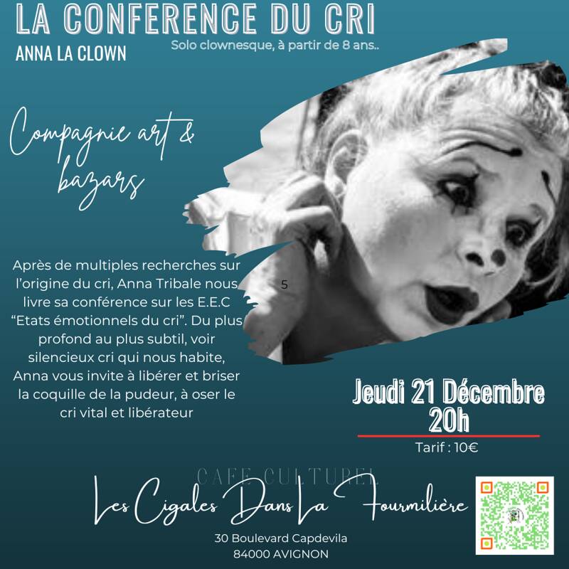 LA CONFERENCE DU CRI  Compagnie art & bazars