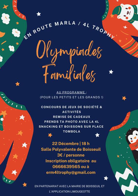 Olympiades Familiales
