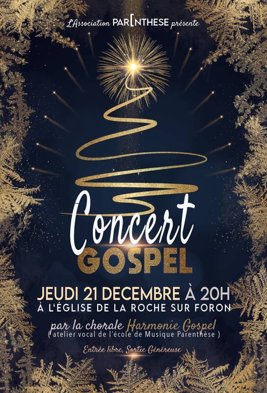Harmonie Gospel en concert à La Roche Sur Foron