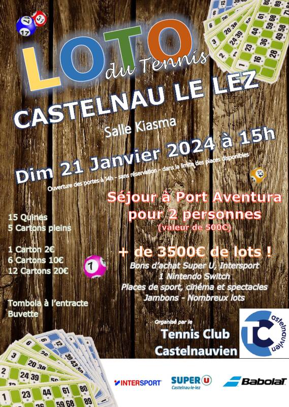 Loto du Tennis Club Castelnauvien