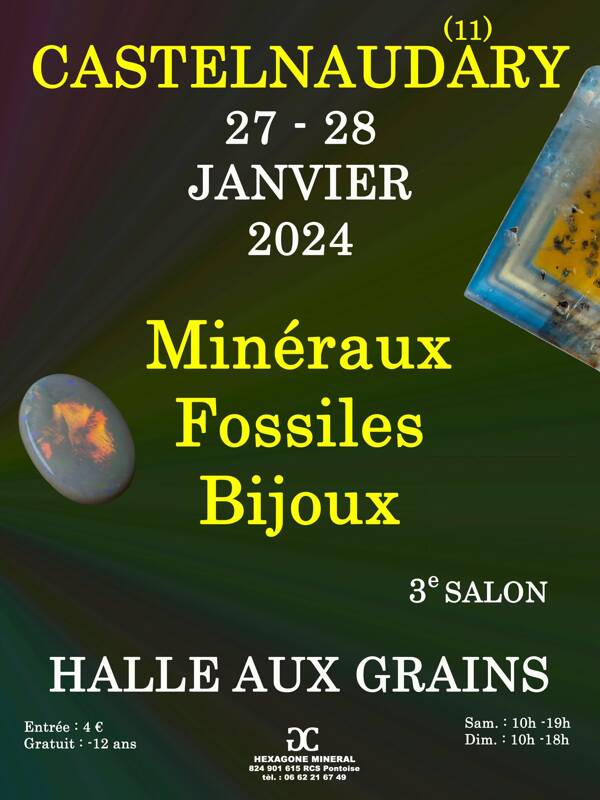 3e SALON MINERAUX FOSSILES BIJOUX