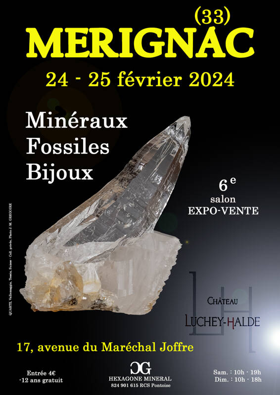 6e SALON MINERAUX FOSSILES BIJOUX