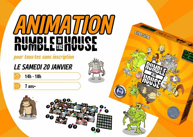 Animation jeu: Rumble in the House
