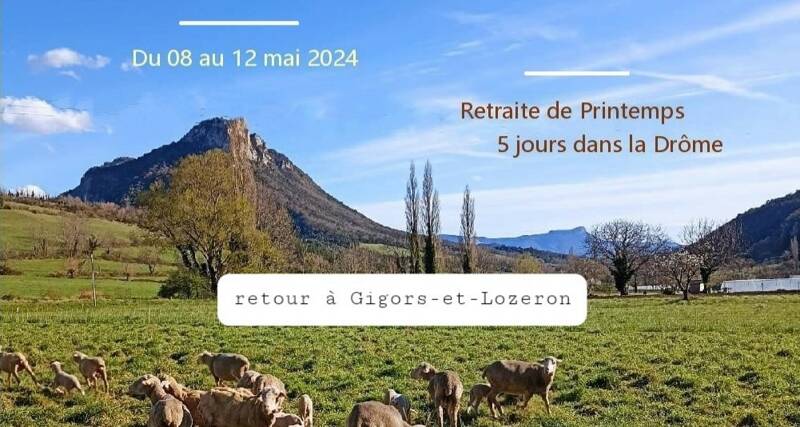 Retraite de Yoga dans la Drôme ~ printemps 2024