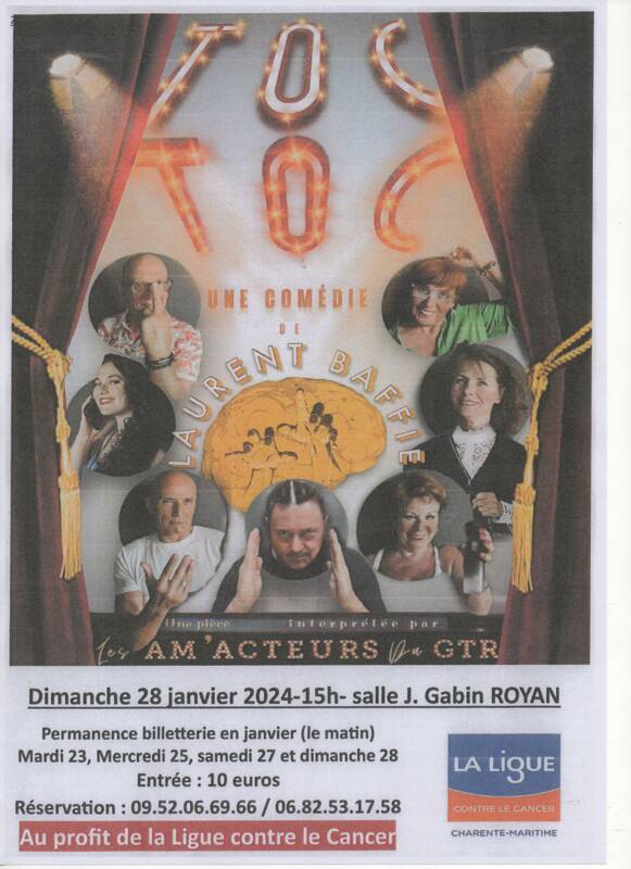 THEATRE AU PROFIT DE LA LIGUE CONTRE LE CANCER