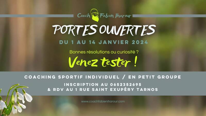Les portes ouvertes sportives de Janvier !