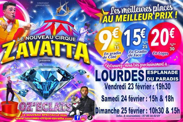 Nouveau Cirque Zavatta à Lourdes