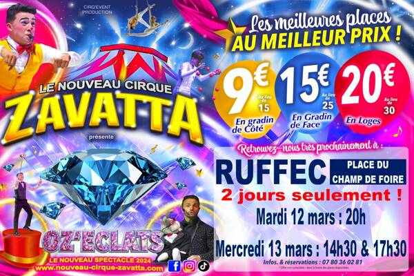 Nouveau Cirque Zavatta à Ruffec