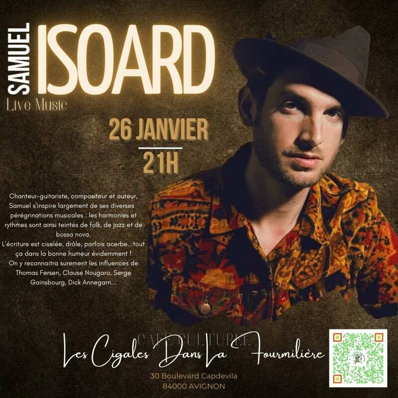 Samuel ISOARD en concert