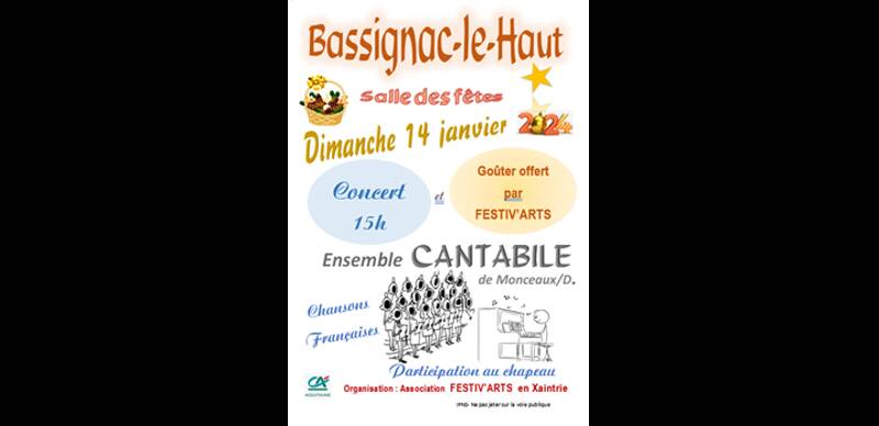 CANTABILE de Monceaux/Dordogne fête la nouvelle année