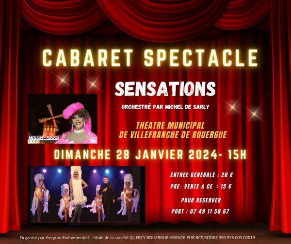 Cabaret spectacle avec troupe Sensation