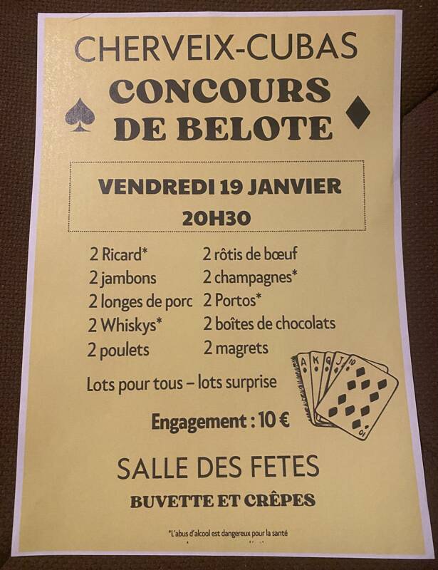 Concours de Belote