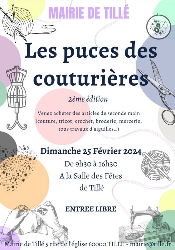 2eme édition des Puces des Couturières à Tillé