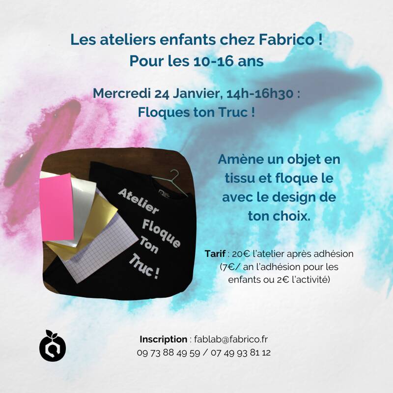 Les ateliers enfants (10-16 ans) chez Fabrico !