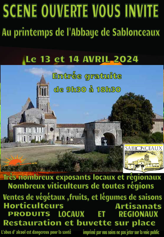 Le printemps de l'abbaye de Sablonceaux (17600)
