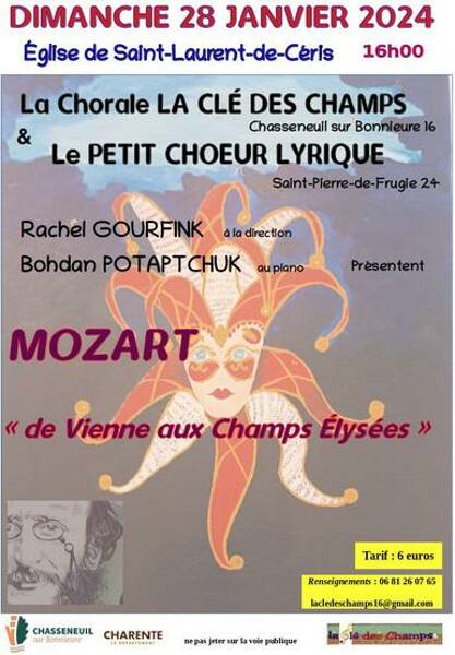 CONCERT MUSIQUE ET CHANT MOZART 