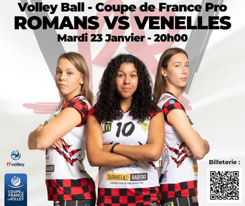 8ème de FINALE COUPE DE France PRO DE VOLLEY-BALL FEMININ