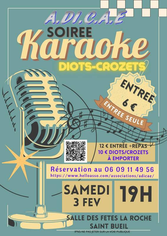 soirée karaoké diots crozets