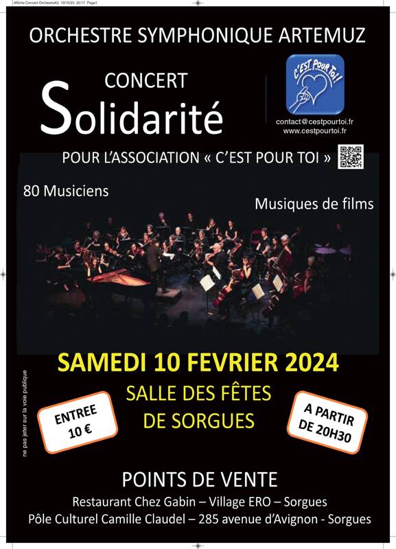Concert Solidarité pour l'association
