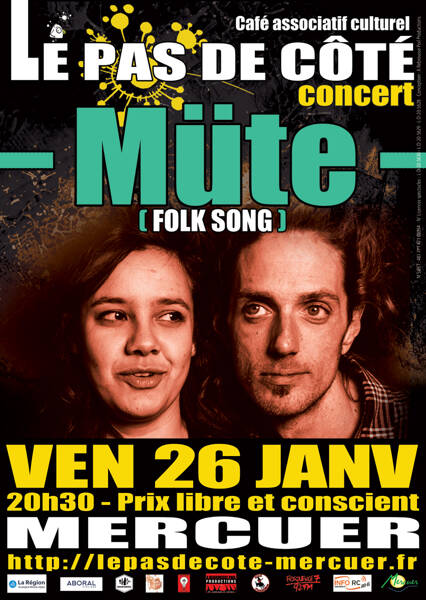 Müte (duo Folk) en concert