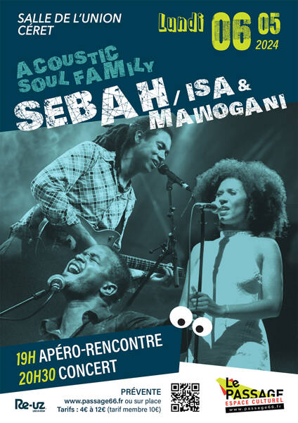 Acoustic soul family : Sebah, Isa et Mawogani.