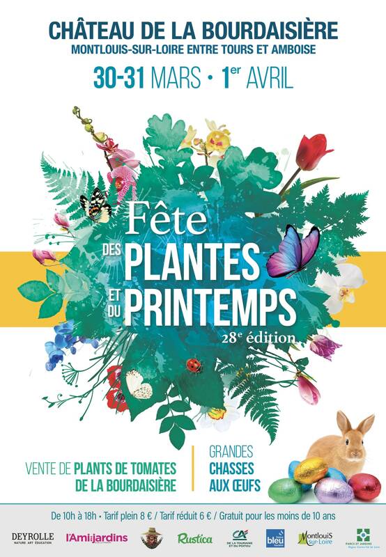 28ème édition de la  Fête des Plantes et du Printemps au Château de la Bourdaisière