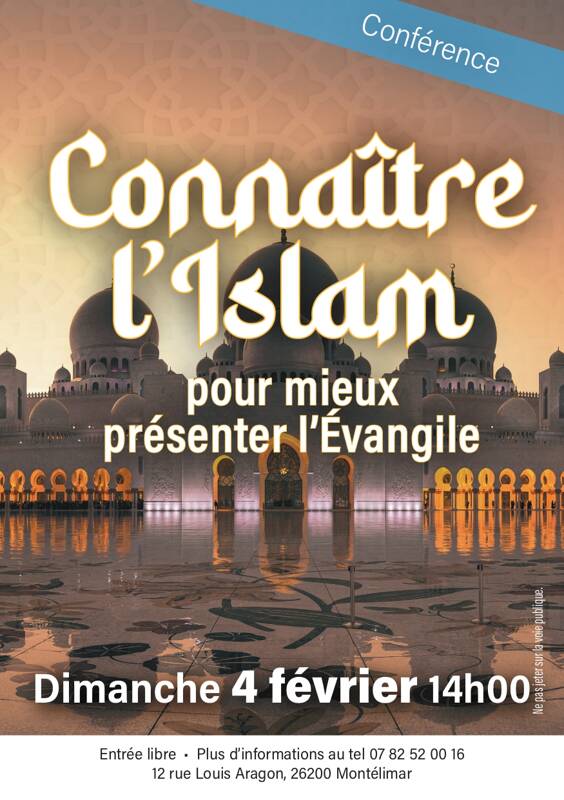 CONFÉRENCE CONNAÎTRE L'ISLAM