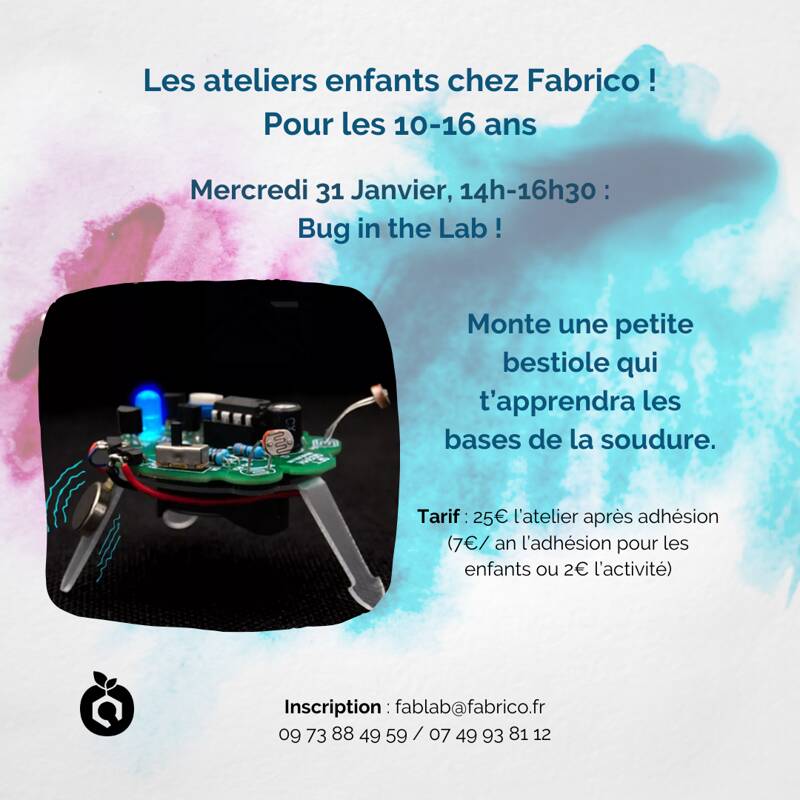 Les ateliers enfants chez Fabrico !