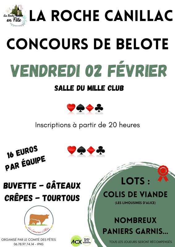 CONCOURS DE BELOTE