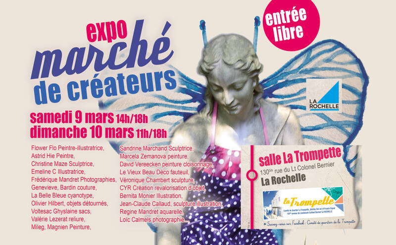 MARCHE DE CREATEURS LA ROCHELLE La Trompette