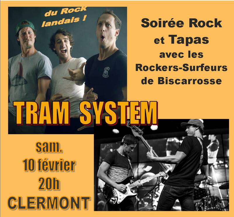 Concert rock avec TRAM SYSTEM