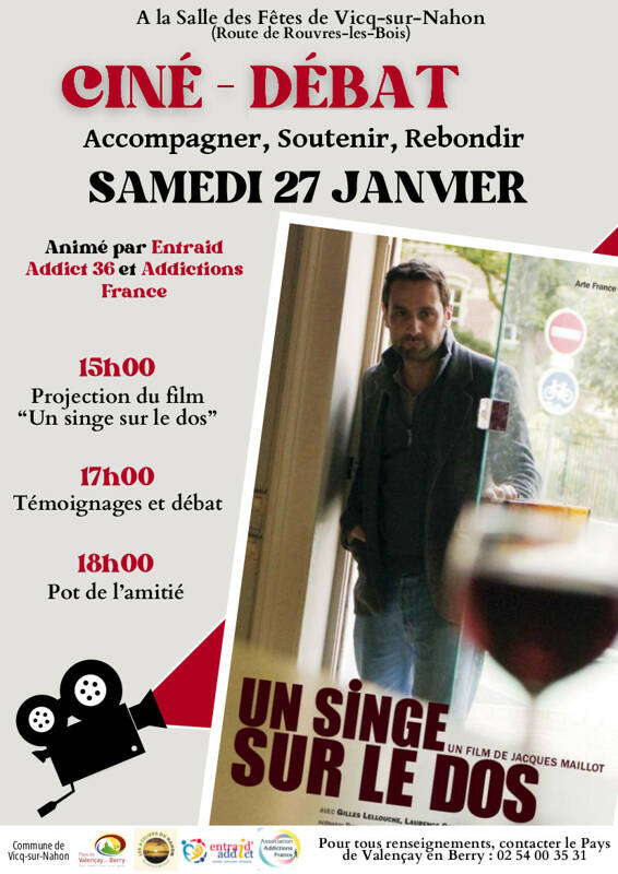 Projection d'un film et débat sur le sujet des addictions