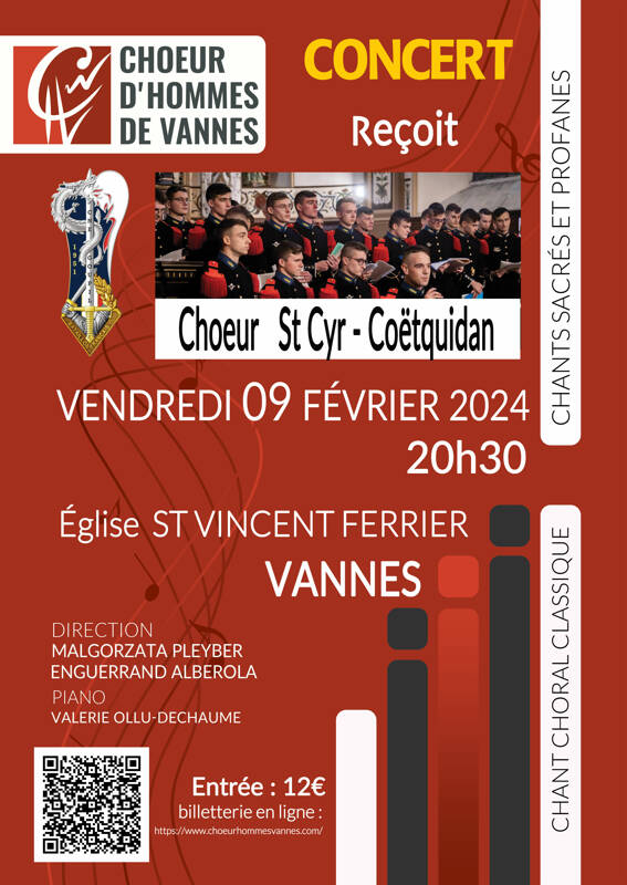 Concert Choeur d'Hommes de Vannes & Chorale Saint-Cyr