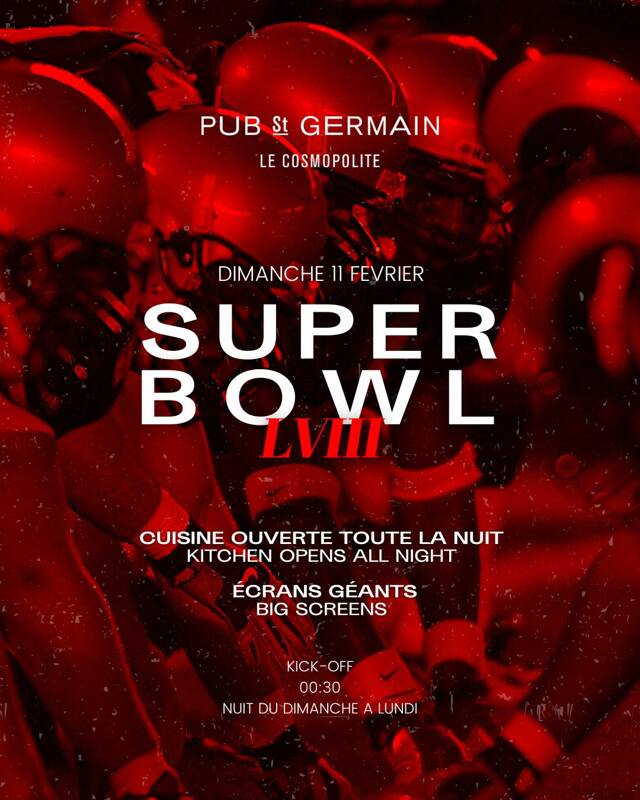 Superbowl 2024 à Paris