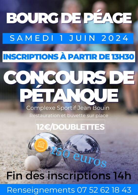 Concours de pétanque