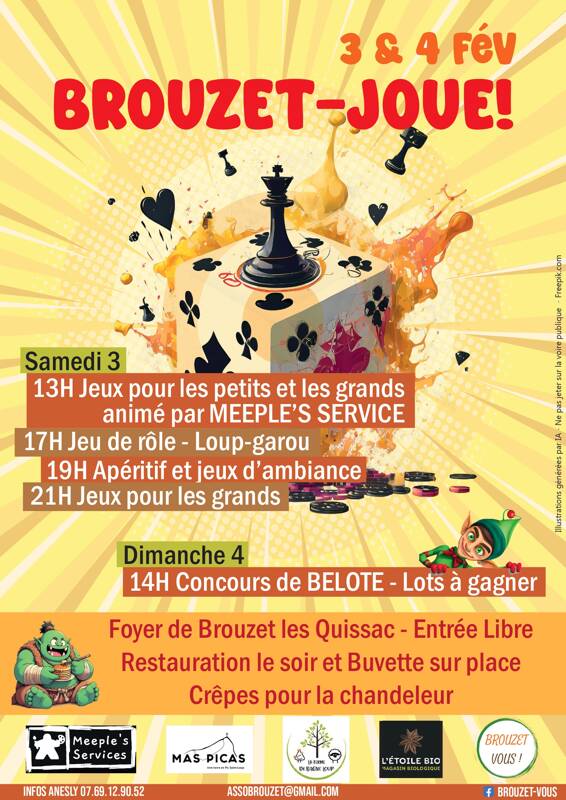 Brouzet-Joue! Weekend jeux à Brouzet les Quissac