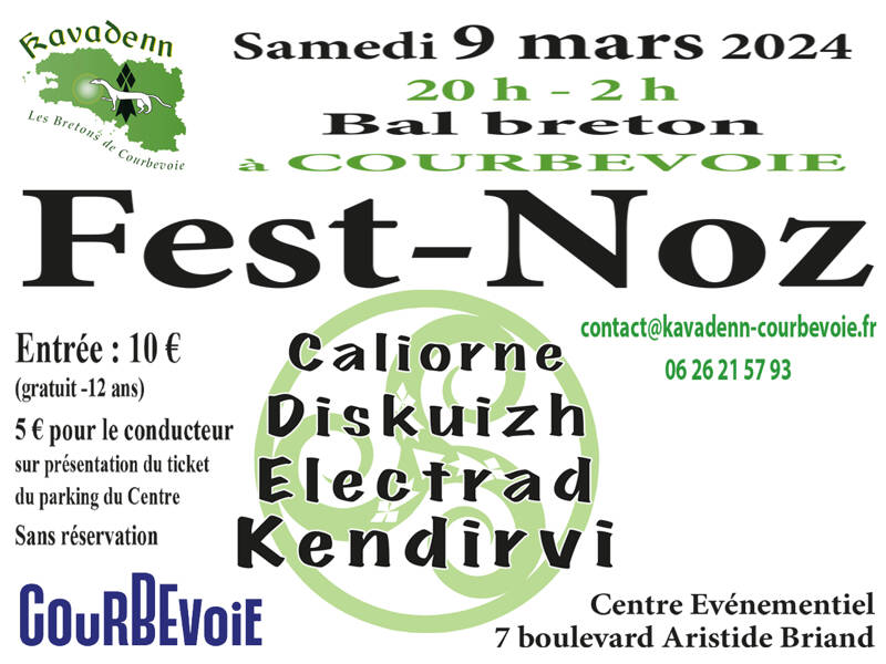 Fest noz de KAvadenn, les bretons de Courbevoie