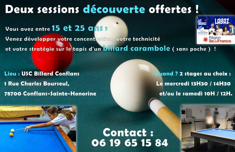 découverte billard Carambole