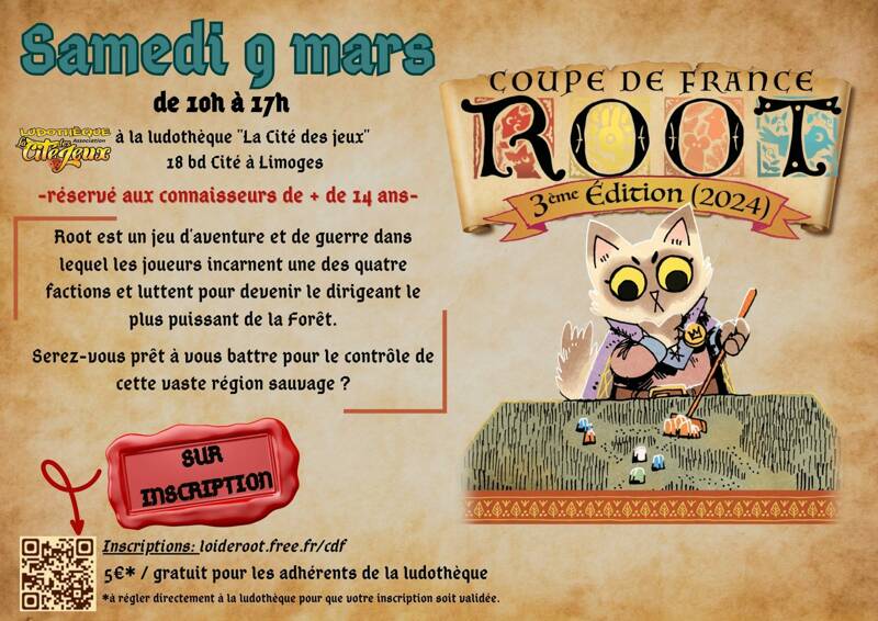 Tournoi Coupe de France du jeu ROOT