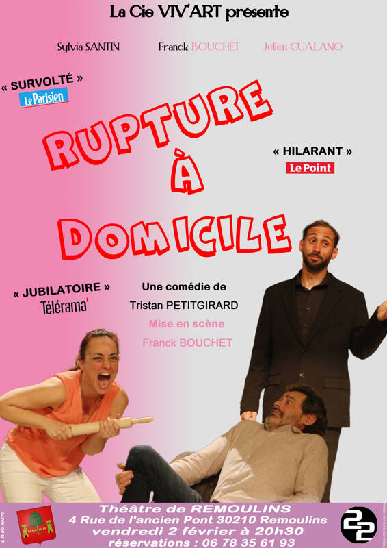 Comédie : Rupture à domicile