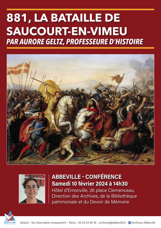 « 881, la bataille de Saucourt-en-Vimeu » par Aurore GELTZ