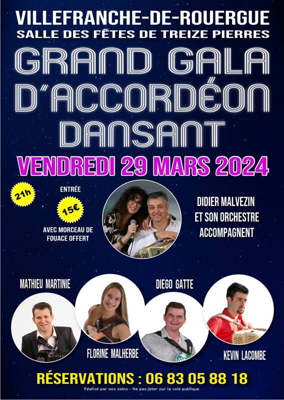 Grand gala d’accordéon dansant