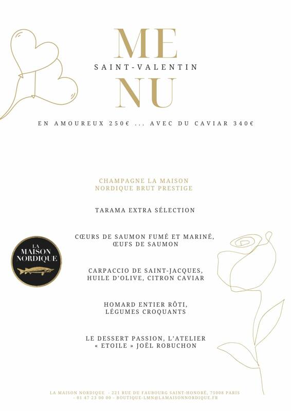 DÎNER SAINT-VALENTIN