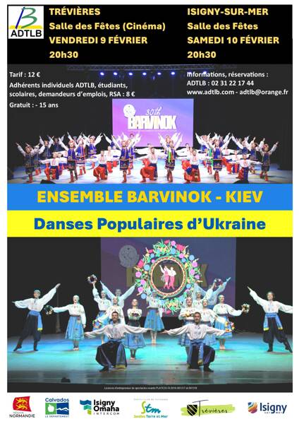 Danses populaires d’Ukraine par l’ensemble BARVINOK-KIEV