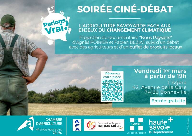 Soirée ciné-débat : agriculture et changement climatique