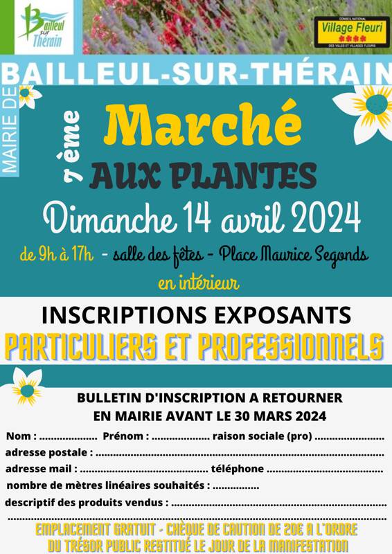 Marché aux plantes