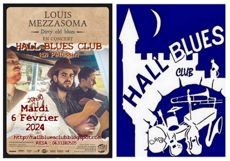 Dirty Old Blues avec Louis MEZZASOMA Trio en concert au Hall Blues Club