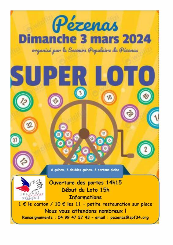 Super loto du Secours Populaire Français